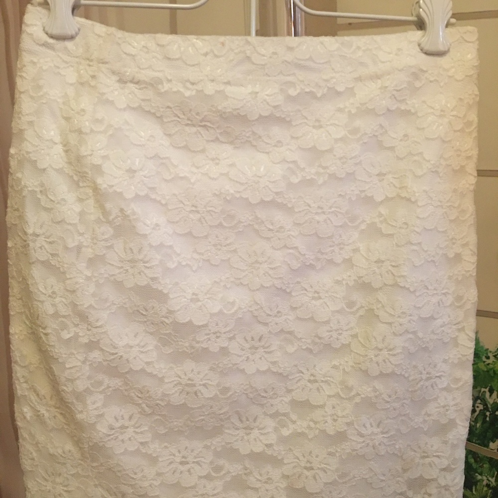Small White Short Skirt